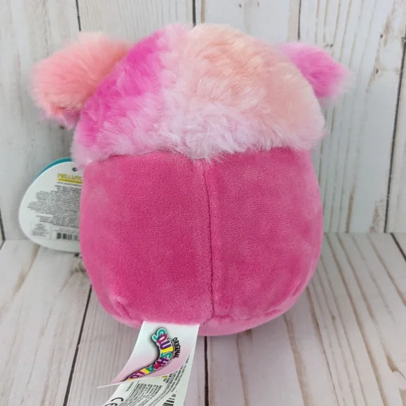 Kellytoy Squishmallows Pink Hailey the Bigfoot Colorful Crew Squad New 5" - Picture 5 of 5